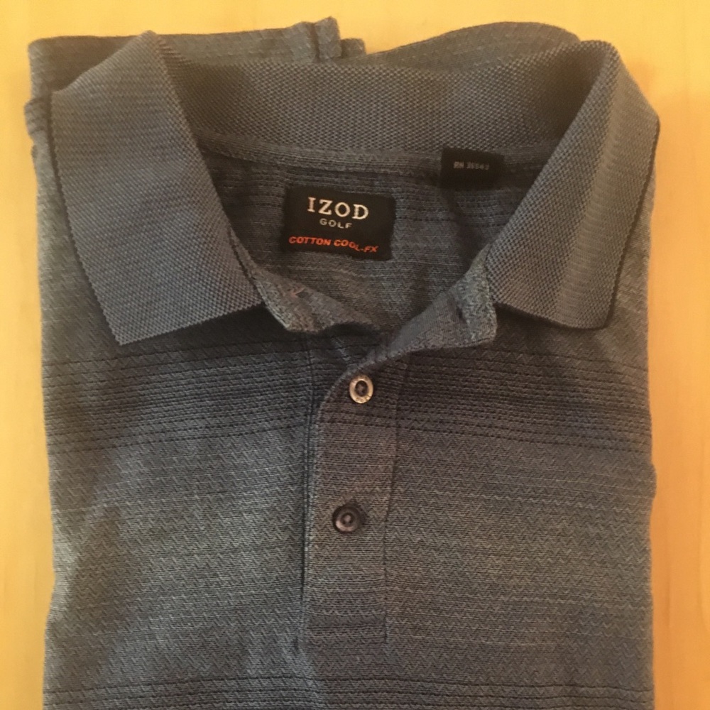 Izod Golf short-sleeved shirt (Cotton Cool FX)